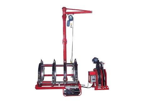 Машина электрическая для сварки пластиковых труб shd1000 с подъемником