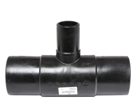 ТРОЙНИК ЛИТОЙ ПЕРЕХОДНОЙ ДЛИННЫЙ 90° T PE100 PN16 D110X50